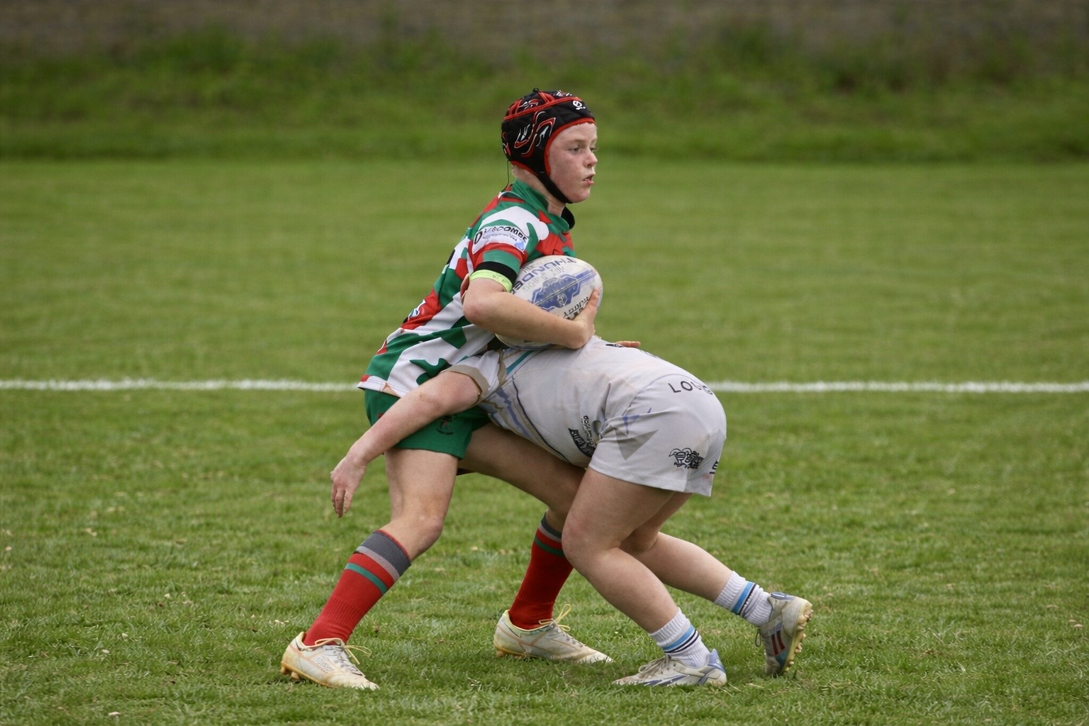 Vale Vultures players on the pitch during a match